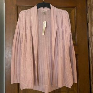 “Fresh” Peachy Rosette Sweater